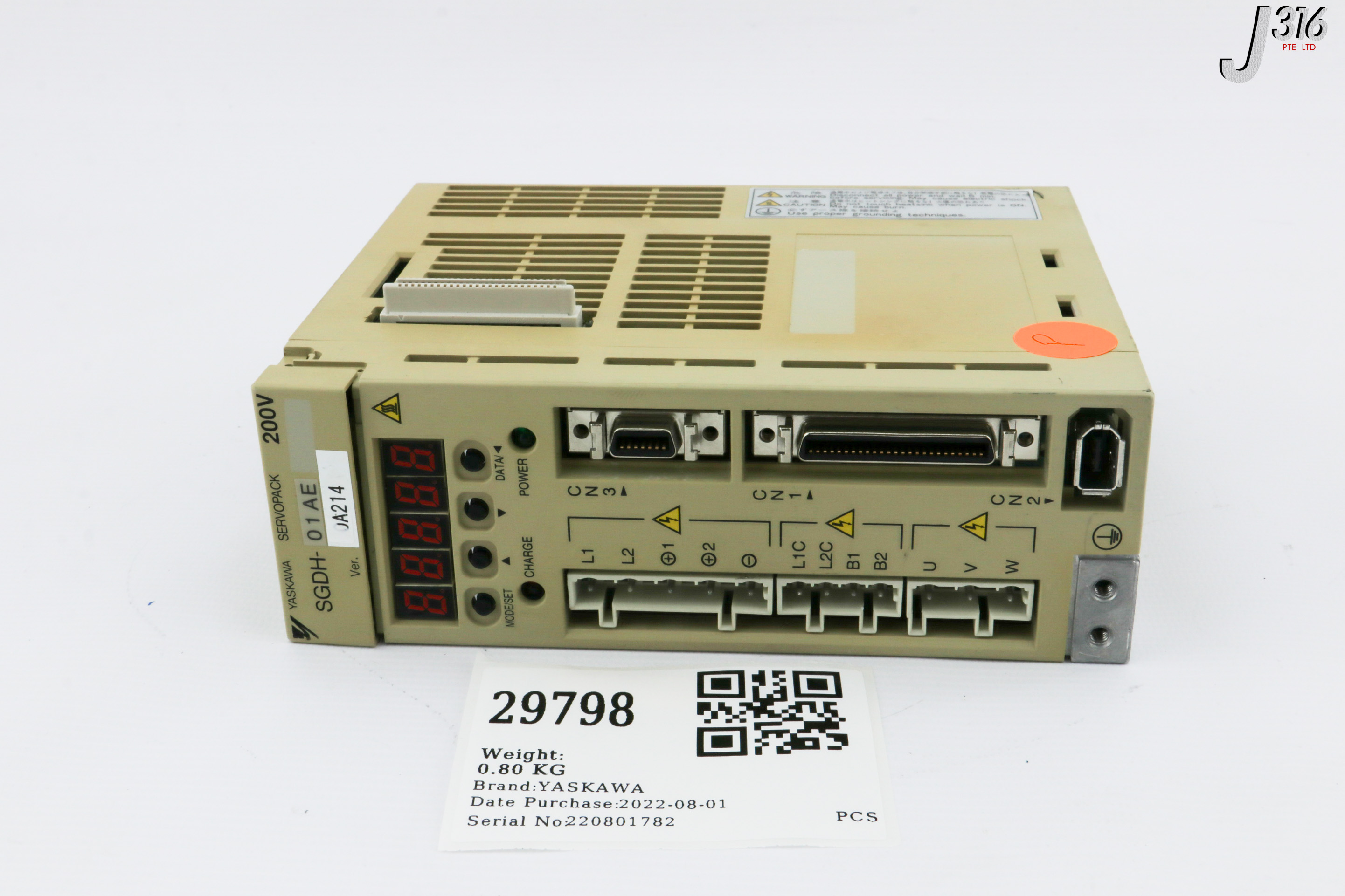 29798 YASKAWA SERVO DRIVE, SERVOPACK SGDH-01AEY901 | eBay